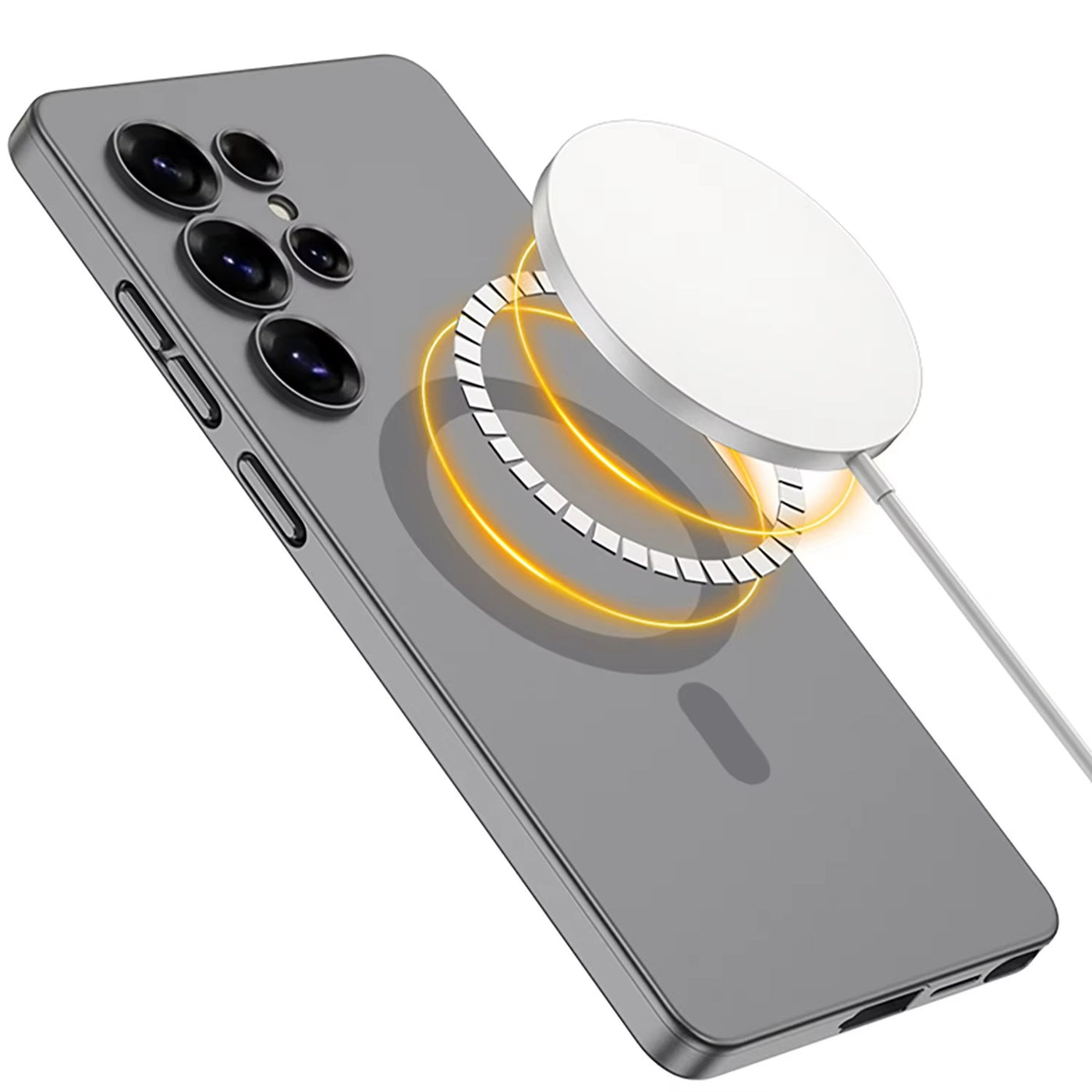 CoreSnap S25 – 2-in-1 Magnetic Wireless Charging Case