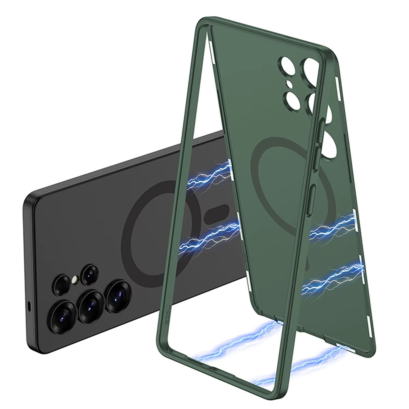 CoreSnap S25 – 2-in-1 Magnetic Wireless Charging Case