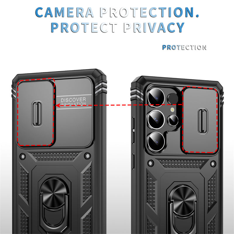 Armor360 S25 Ultra – Full Protection Case with Magnetic Ring Stand