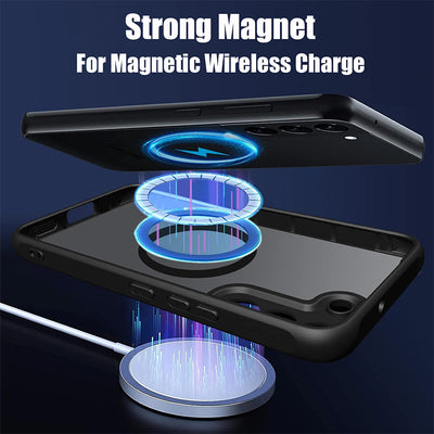 MagVue S25 Ultra – Translucent Magnetic Case with Slim Kickstand