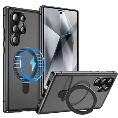 MagBracket S25 – Magnetic Glass Case with Rotating Stand