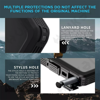 AquaShield S25 Ultra – Waterproof & Shockproof 360° Protective Case