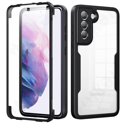 SilicaShield S25 Ultra – Full Shockproof Silicone Case with Screen Protection