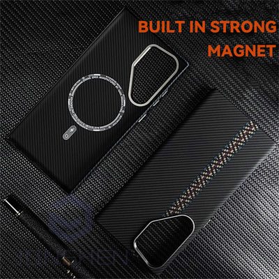 CloudMag S25 – MagSafe Carbon Case with Alloy Lens Protection