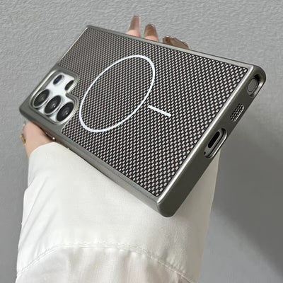 CarbonGrip S25 – Magnetic MagSafe Armor Case