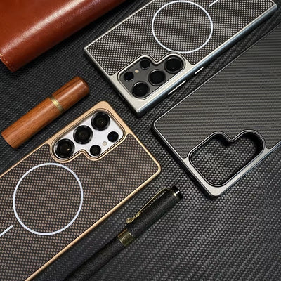 CarbonGrip S25 – Magnetic MagSafe Armor Case