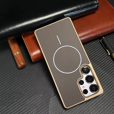 CarbonGrip S25 – Magnetic MagSafe Armor Case