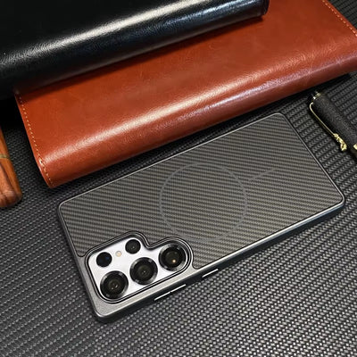 CarbonGrip S25 – Magnetic MagSafe Armor Case