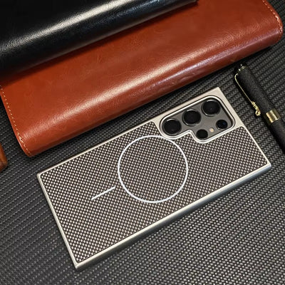 CarbonGrip S25 – Magnetic MagSafe Armor Case
