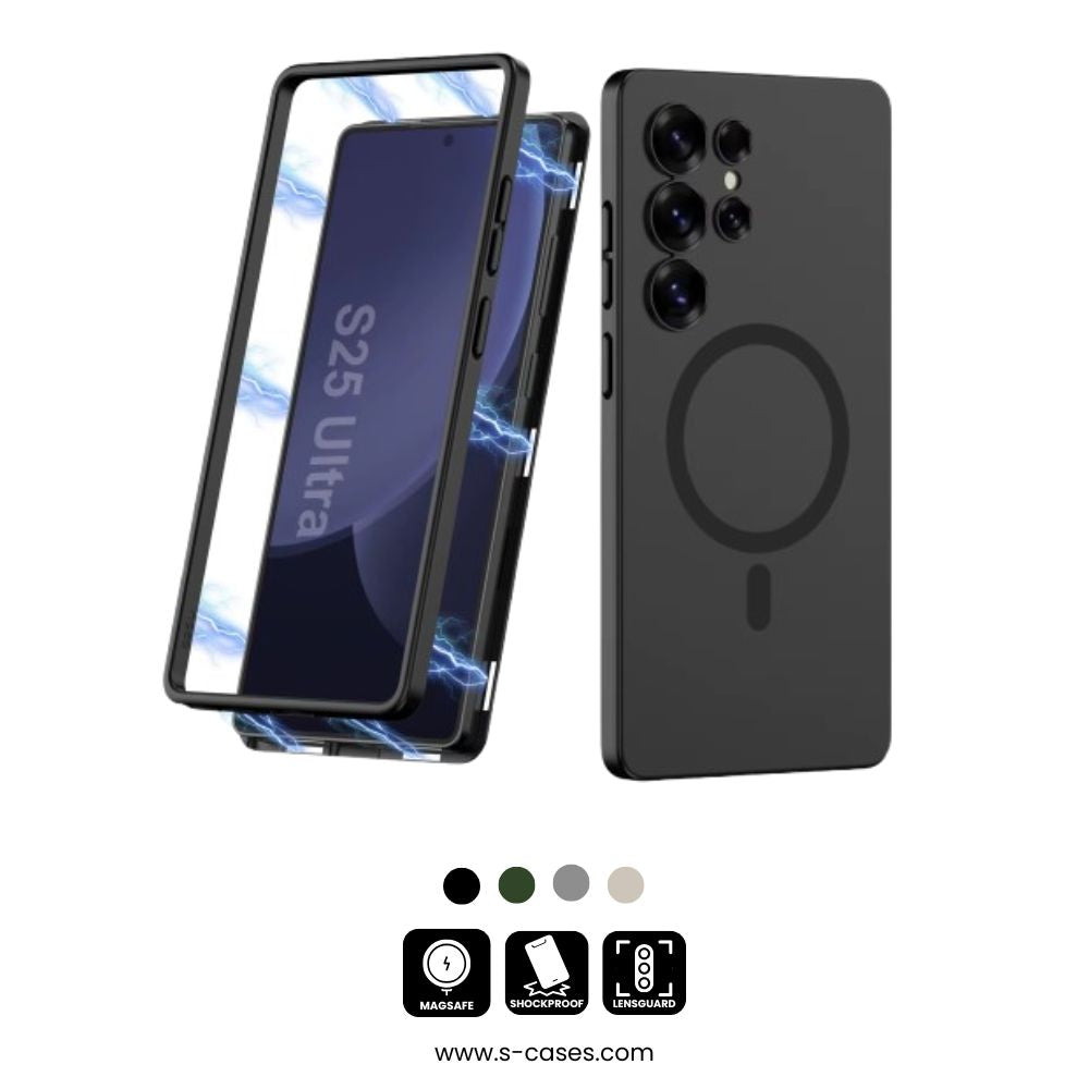 CoreSnap S25 – 2-in-1 Magnetic Wireless Charging Case