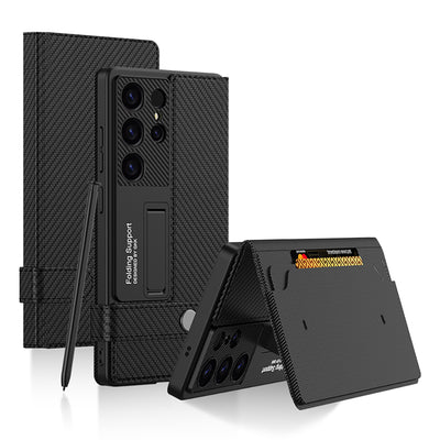 ArmorWallet S25 Ultra – Shockproof Case with Card Slot & Stand