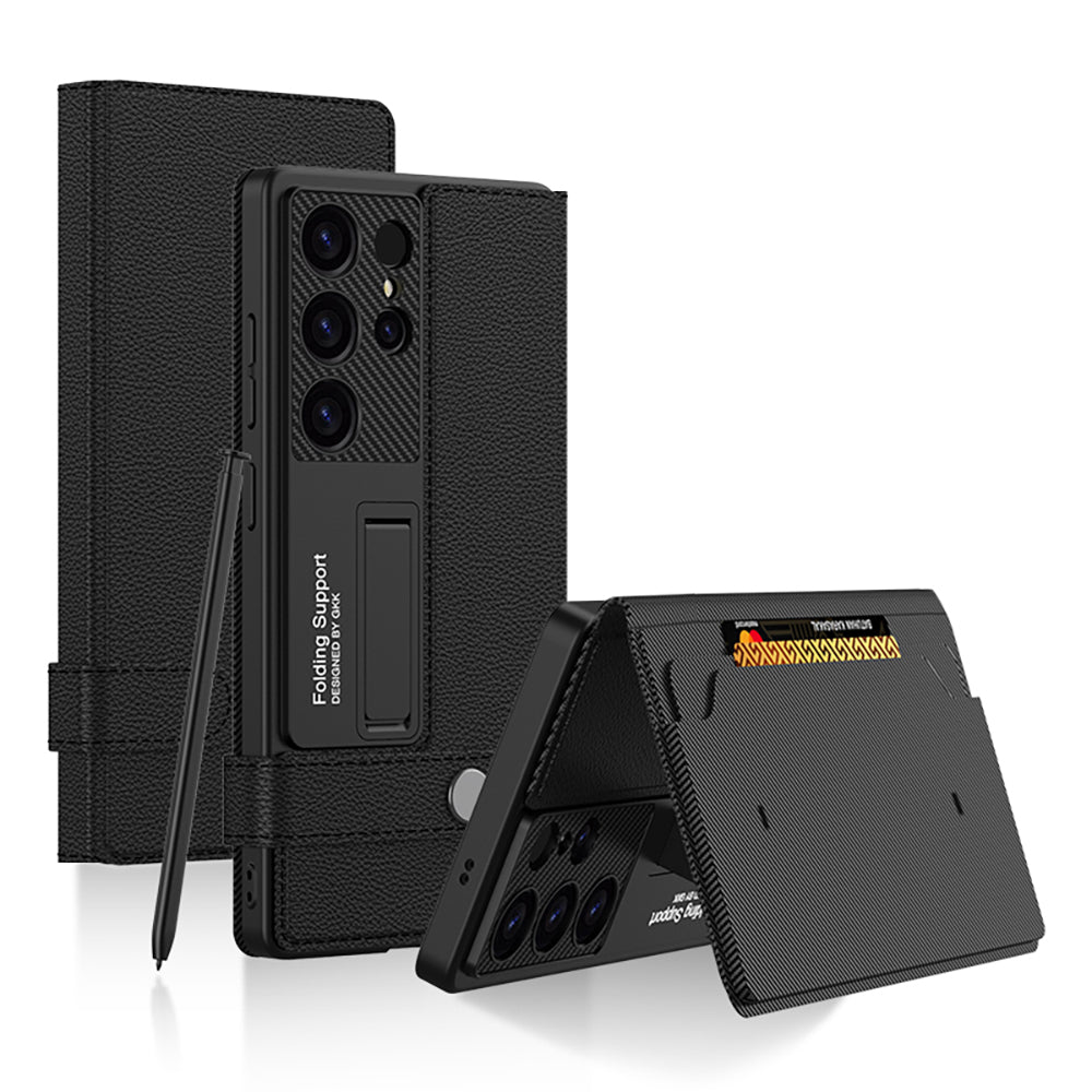 ArmorWallet S25 Ultra – Shockproof Case with Card Slot & Stand