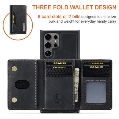 FlexWallet S25 Ultra – 2-in-1 Detachable Wallet Case with Card Holder