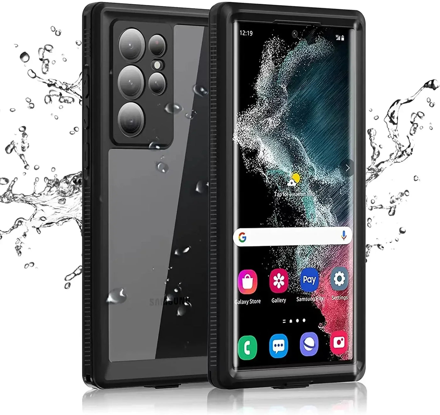 AquaShield S25 Ultra – Waterproof & Heavy-Duty Shockproof Case